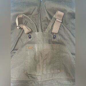 REI women’s Olive green overalls